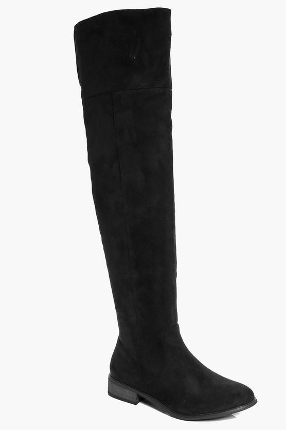 Annabelle Over The Knee Flat Boot